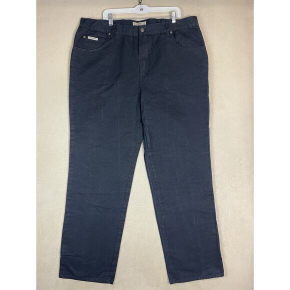 Schaefer Outfitter Pants Mens 44x34 Black Brushcloth Ranch‎ Hand Dungaree Pant - Picture 1 of 13
